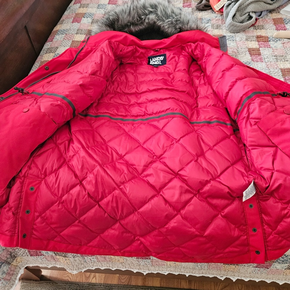 Red Winter Parka - Picture 2 of 4